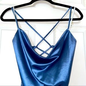 Windsor Long Mermaid blue Dress Medium